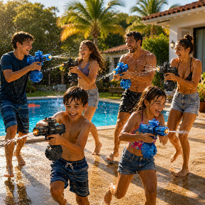 Pistola de agua con luz WATERSHOCK